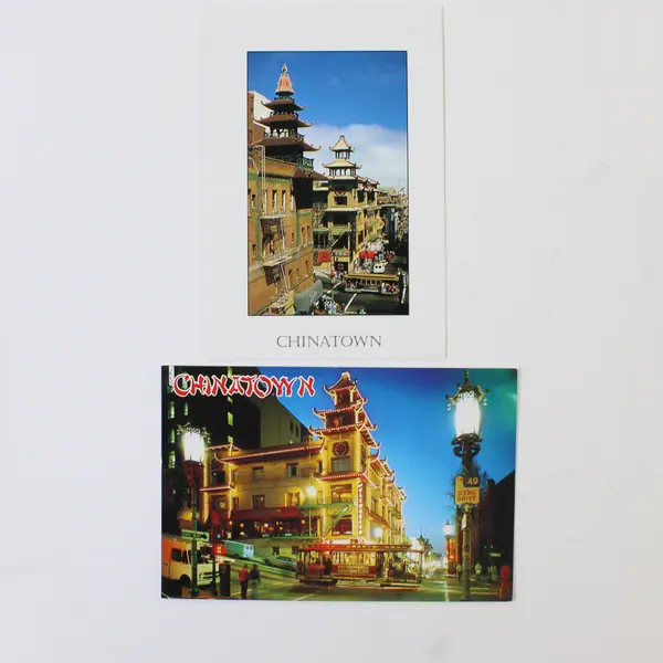 Lot Of 2 Vintage San Francisco Chinatown Postcards Smith Novelty Co
