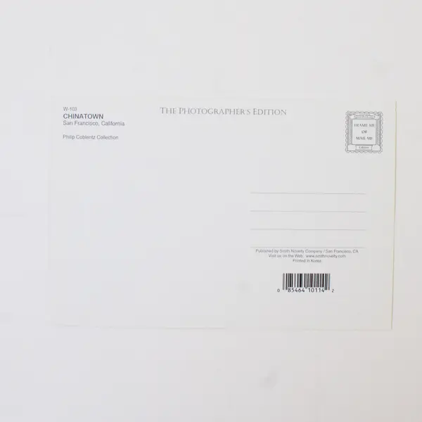 Lot Of 2 Vintage San Francisco Chinatown Postcards Smith Novelty Co