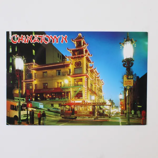 Lot Of 2 Vintage San Francisco Chinatown Postcards Smith Novelty Co