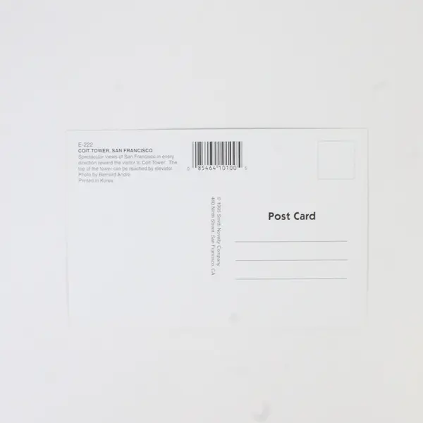 Lot Of 2 VTG San Francisco Landmark Postcards Coit Tower Pier 39 Smith Novelty