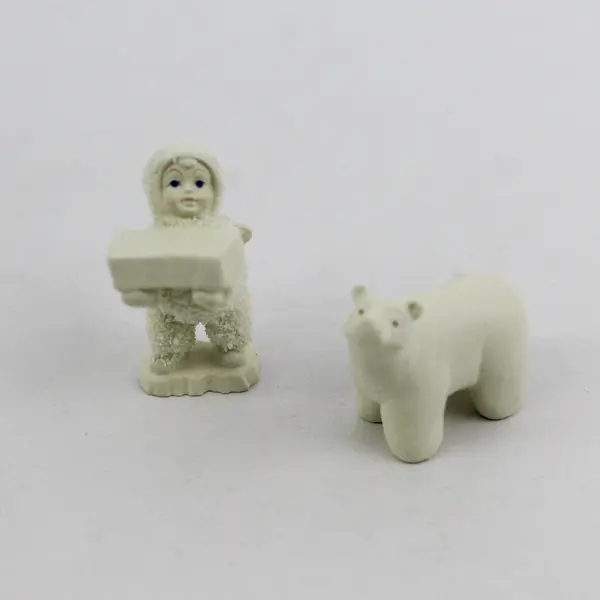 Dept 56 Snowbabies We're Building An Icy Igloo Retired 76697 No Light