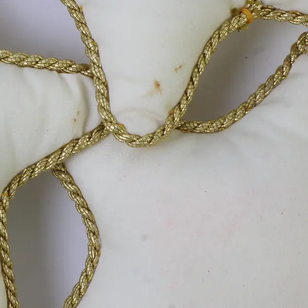 Set of 3 House of Hatten White Stuffed Star Ornaments Santa & Tree