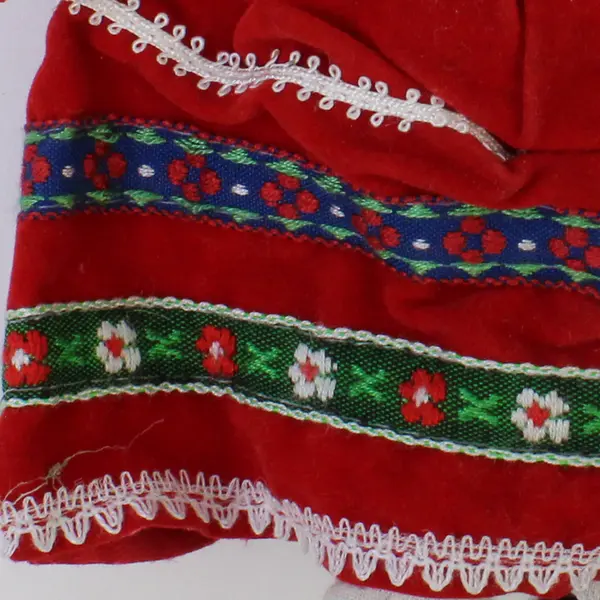 House of Hatten Vintage Souvenir Doll Red Dress 6in Collectible