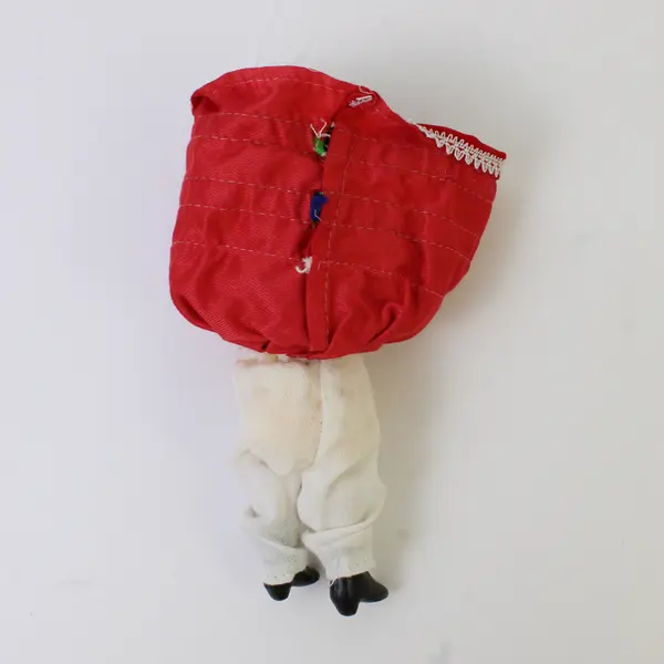 House of Hatten Vintage Souvenir Doll Red Dress 6in Collectible