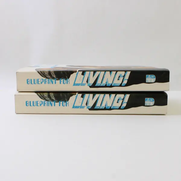 Vintage Lot of 2 Blueprint for Living! Campus Crusade 1969 Paperback Good