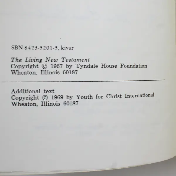 Vintage Lot of 2 Blueprint for Living! Campus Crusade 1969 Paperback Good