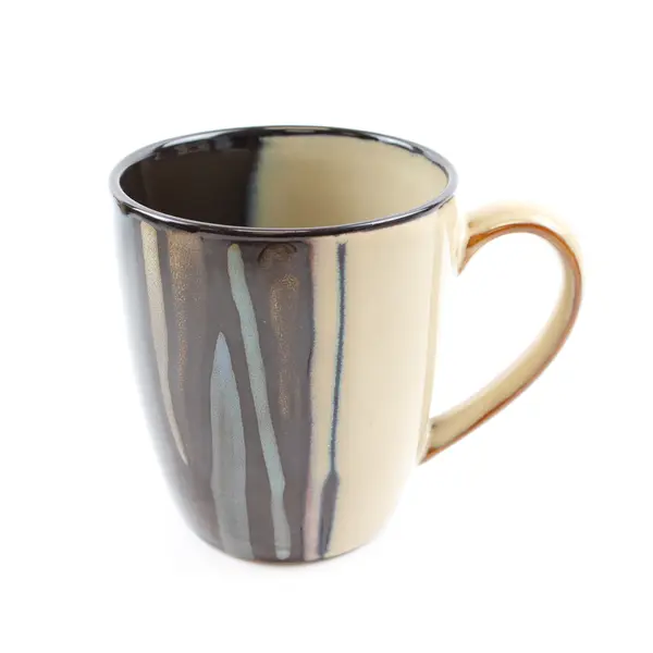 Lot Of 4 Gibson Designs Althea Teal Pattern Matching Ceramic Mugs 4.25" Tall