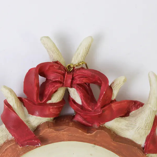 Vintage Ceramic Santa & His Sack of Toys Ornament