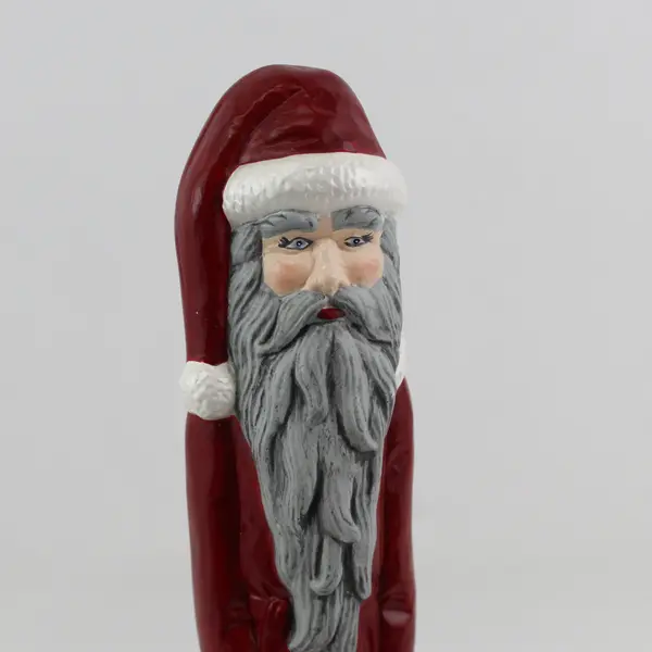16.5" Tall Thin Ceramic Old World Santa Figurine