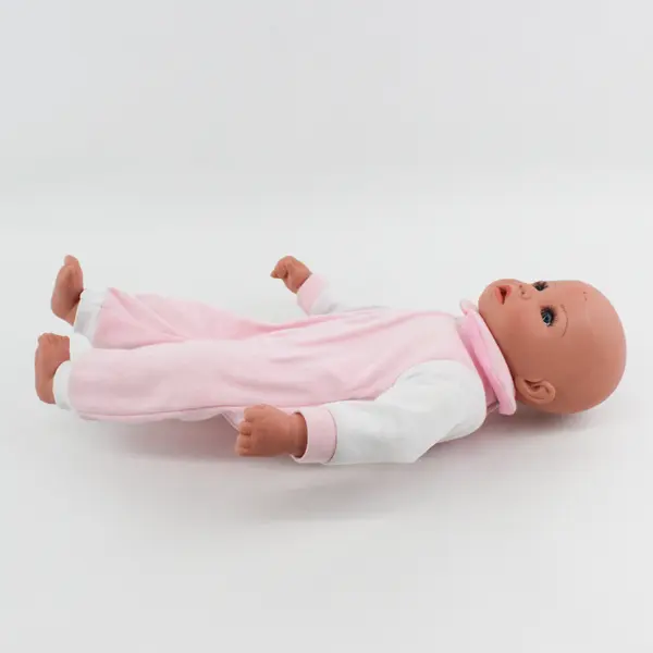 Kingstate 18" Baby Doll Cloth Body Vinyl Head Hand Feet Blue Eyes