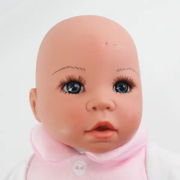 Kingstate 18" Baby Doll Cloth Body Vinyl Head Hand Feet Blue Eyes