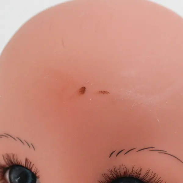 Kingstate 18" Baby Doll Cloth Body Vinyl Head Hand Feet Blue Eyes