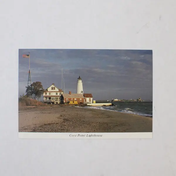 Lot Of 3 Vintage Calvert County Maryland Postcards Lighthouse Calvert Cliffs