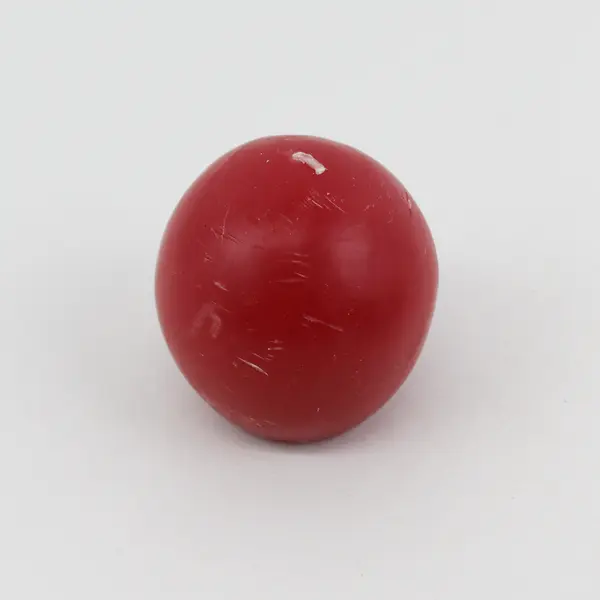 4Home Accents Unscented 2.25" Round Ball Sphere Candles 3 Green 1 Red