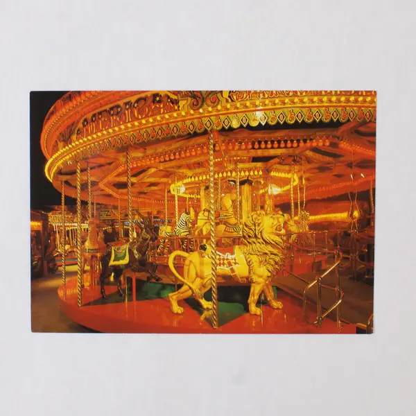 Lot Of 3 Vintage Wookey Hole Somerset Postcards Carousel Witches Cave