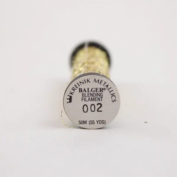 Lot of 9 Gold Sparkle Sewing Thread Spools 2 Regular & 7 Small