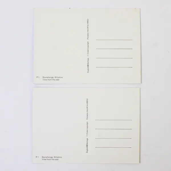 Lot Of 3 Vintage Stonehenge Wiltshire England Postcards English Heritage