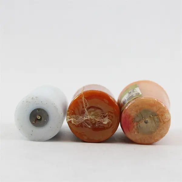 Lot of 3 Scented Votive Candles Pumpkin Pie Cinnamon & Sugar New