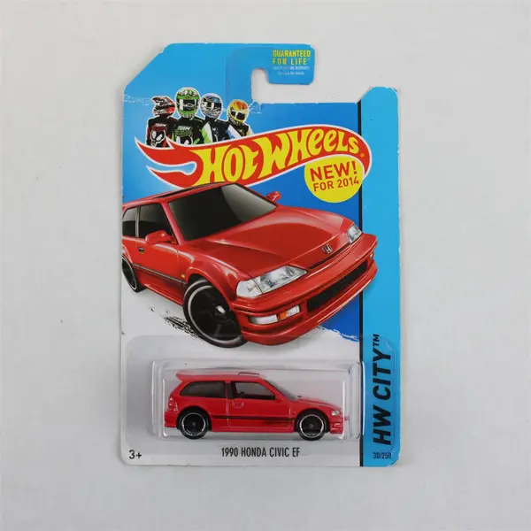 Hot Wheels HW City 1990 Honda Civic EF Red Diecast New Collectible