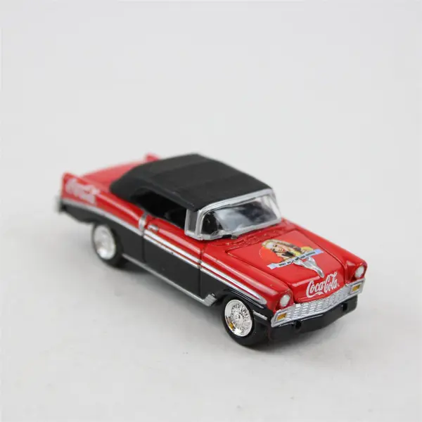 Johnny Lightning 1956 Chevy Bel Air Convertible Coca-Cola 1:64 Red