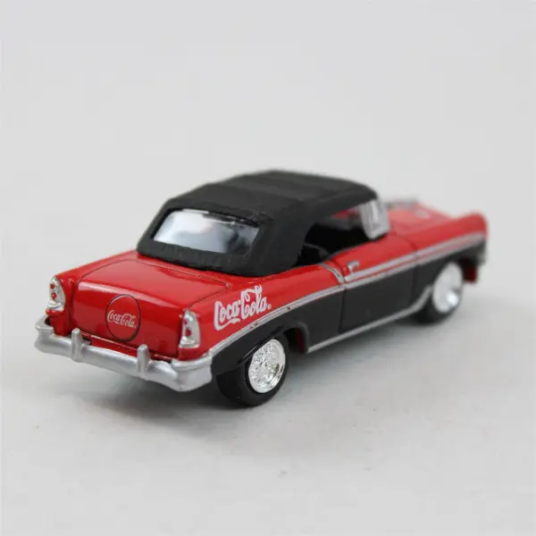 Johnny Lightning 1956 Chevy Bel Air Convertible Coca-Cola 1:64 Red