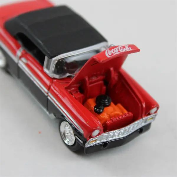 Johnny Lightning 1956 Chevy Bel Air Convertible Coca-Cola 1:64 Red