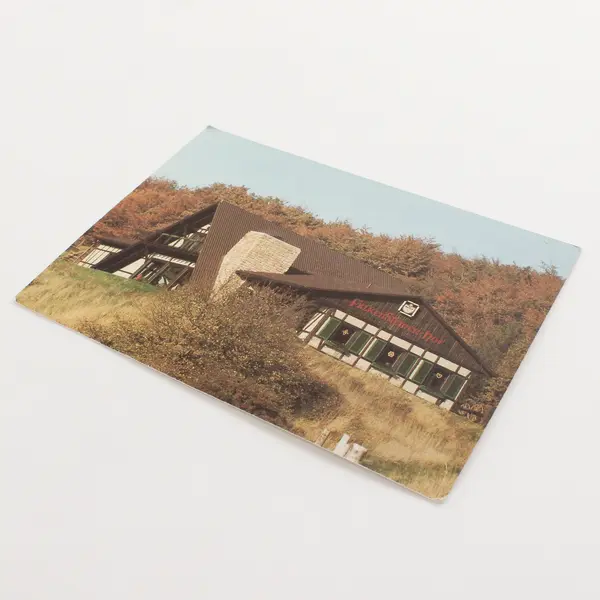 Vintage Falkensteiner Hof Restaurant Donnersberg Germany Postcard