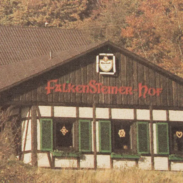 Vintage Falkensteiner Hof Restaurant Donnersberg Germany Postcard