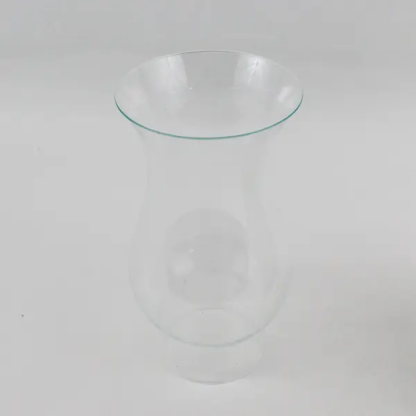 Vtg Lamplight Farms Milk Glass Lantern Base Hurricane Lantern Blue Floral 