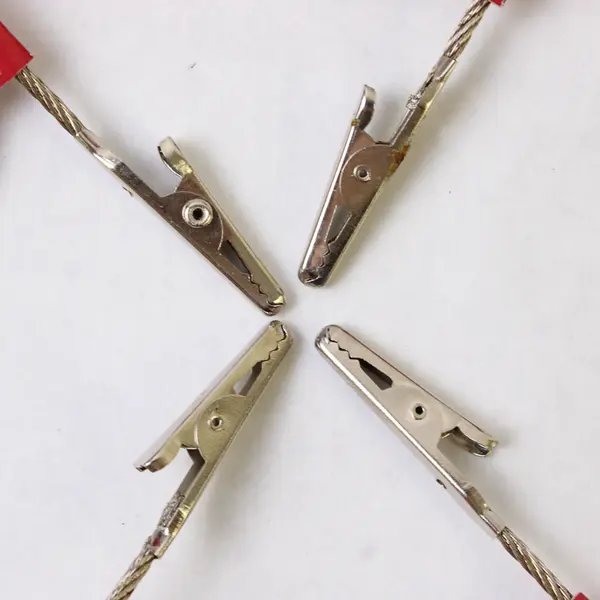 Lot Of 4 Matching Red Perfume Bottle Place Card Holder 5.25" Tall