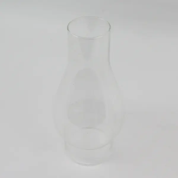 Vintage 1950s P&A Risdon Clear Pressed Glass Oil / Kerosene Lantern W/ Globe