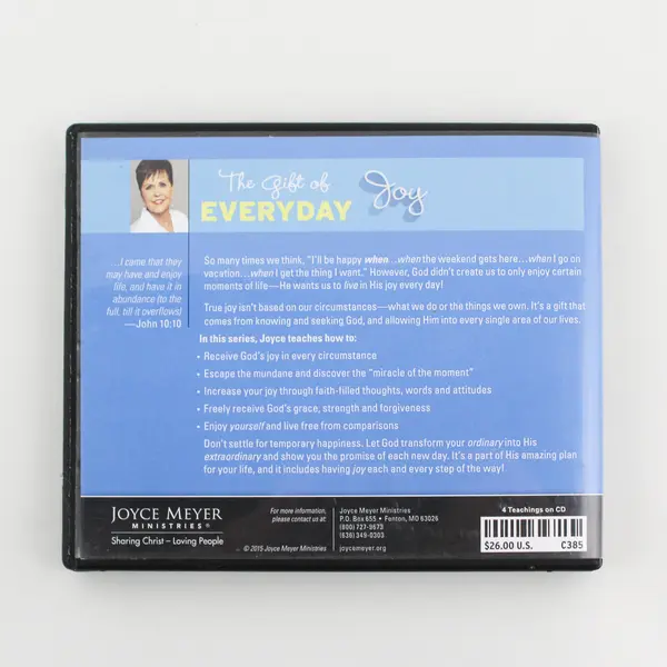 The Gift of Everyday Joy 3-CD Set, Joyce Meyer Ministries 2015 #009044