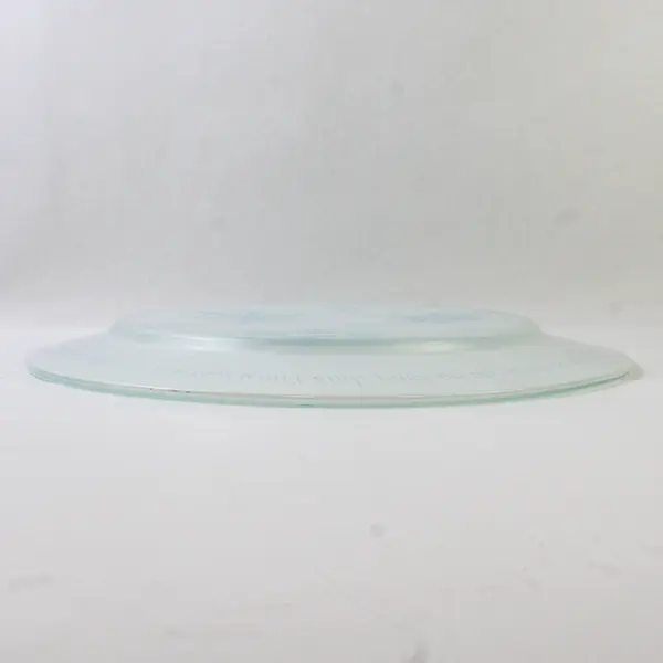 Department 56 Time To Celebrate Iridescent/Glass Snow Flake Serving Plate 2005