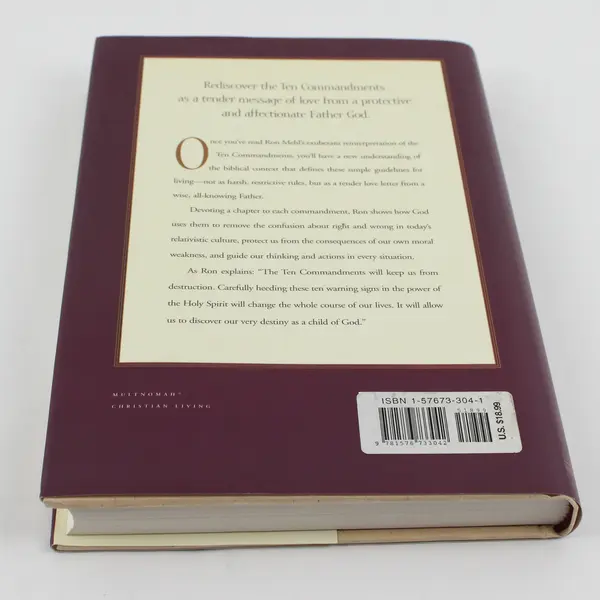 The Ten-der Commandments by Ron Mehl 1998 1st Edition Signed Hardcover DJ