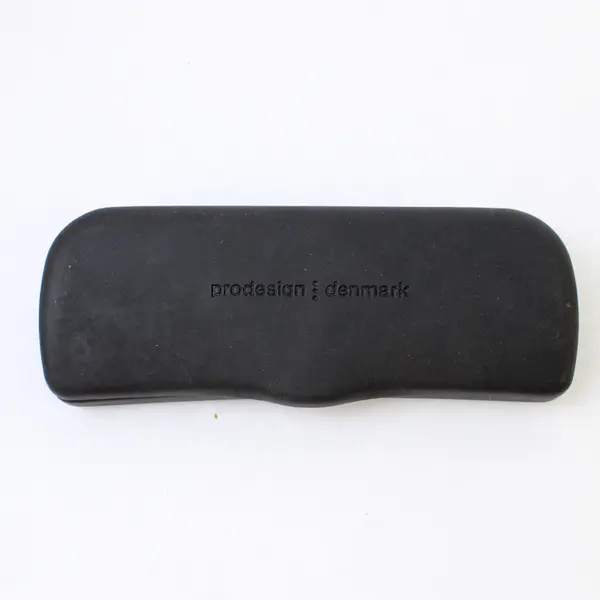 ProDesign Denmark Clamshell Eyeglasses Case Black Hard Shell Travel
