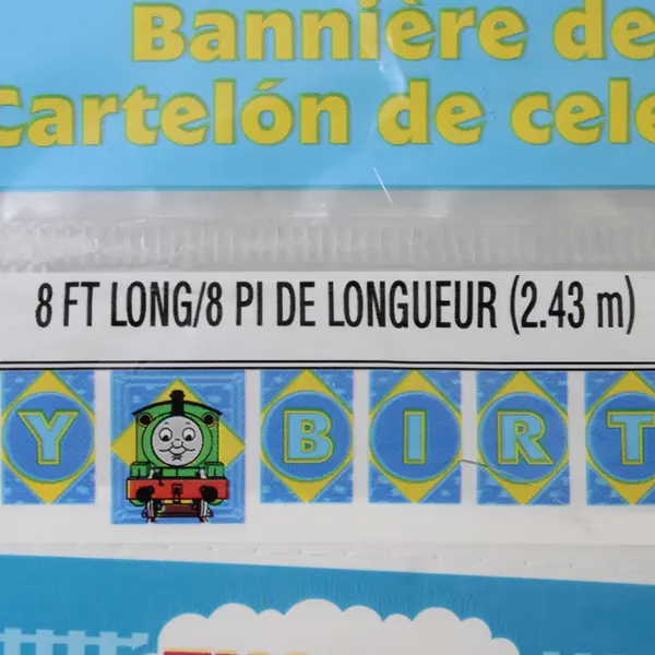 Party Express Gullane Thomas & Friends Celebration Banner 8 Ft Long