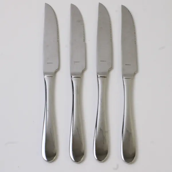 Lot of 4 J A Henckels (Zwilling) SS Steak Knives 8.75" Rare HTF Pattern New 