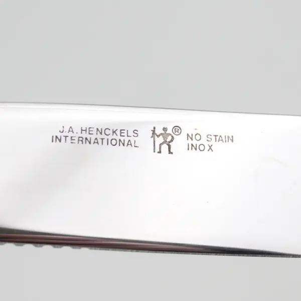 J A Henckels (Zwilling) SS Steak Knife 8.75" Rare HTF Unknown Pattern Very Good 