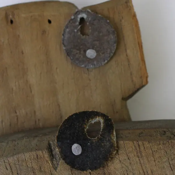 Lot of 2 VTG 1960's Ecuadorian Carved Wood Wall Plaque - Hanging Art