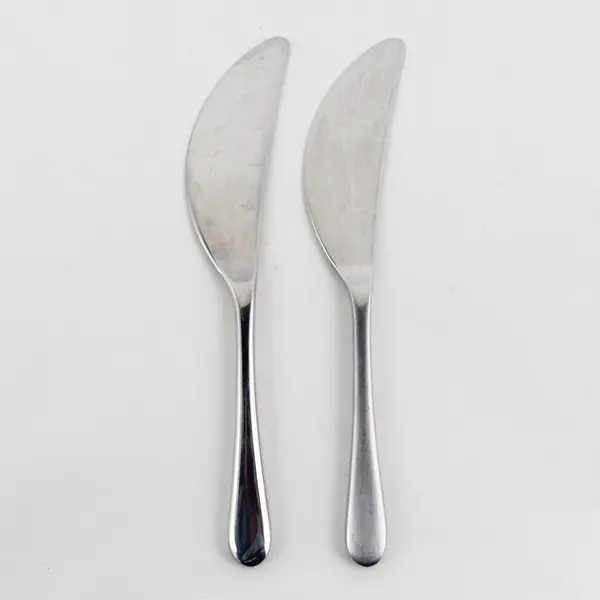 Lot of 2 Gourmet Settings GON17 Pattern 18/10 Stainless Butter Spreaders 7" Good