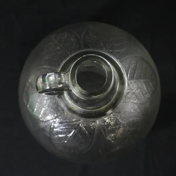 Vintage S. Martinelli Co Clear Glass Apple Shaped Cider/Vinegar Jug 1/2 Gallon