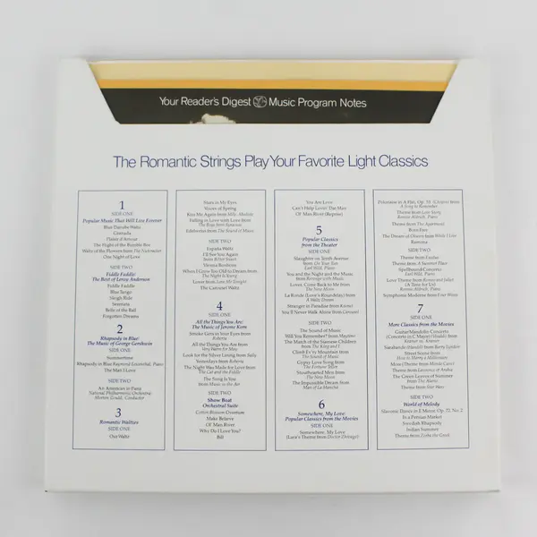 The Romantic Strings Play Your Favorite Light Classics 7 12" Vinyl Record Set