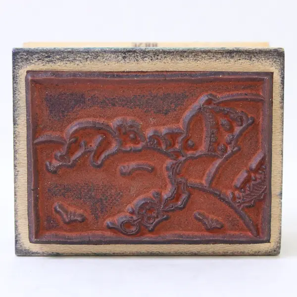 Lot of 6 Rubber Stamps Bicycle Peace on Earth To Baby Sleeping Rocking Horse