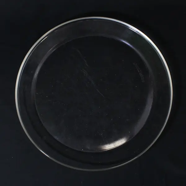 Pyrex Corning  212 Ovenware  Clear Glass Pizza Pan Cake Plate 12" Round