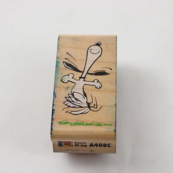 Lot of 3 Rubber Stamps Mickey & Pluto Snoopy Howling Wolf 