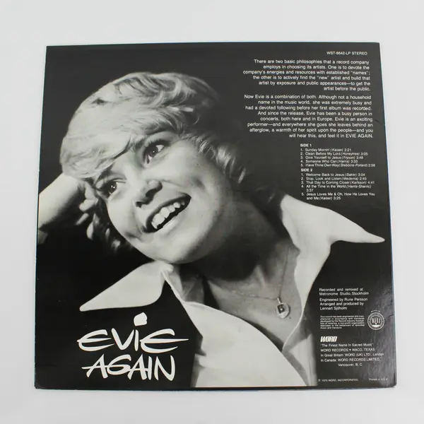 Evie Again 12" Vinyl  Record 