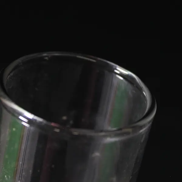 Unbranded Simple Basic Cylinder Clear Glass Bud Vase 7.75" Tall 1.75" Diameter