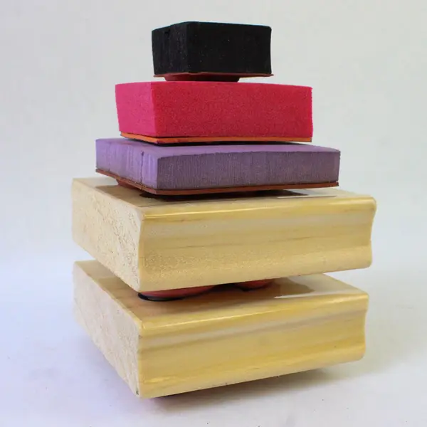 Lot of 5 Rubber Stamps K, N, Star, Heart & Honey Pot 