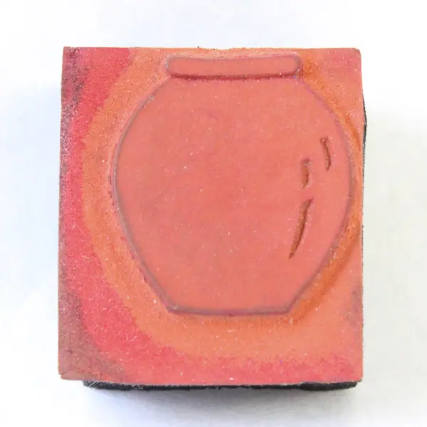 Lot of 5 Rubber Stamps K, N, Star, Heart & Honey Pot 