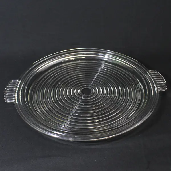 Anchor Hocking Manhattan Ribbed Glass 14" Serving Platter Tray